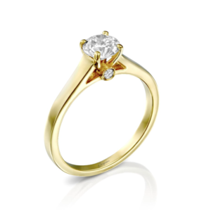 טבעת זהב יהלום