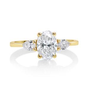 טבעת ארוסים עם יהלום